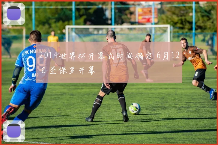2014世界杯开幕式时间确定 6月12日圣保罗开幕