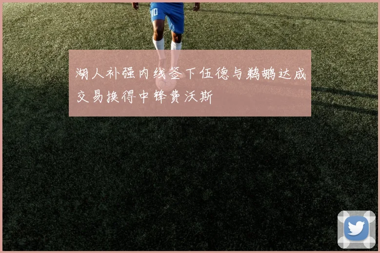 湖人补强内线签下伍德与鹈鹕达成交易换得中锋费沃斯