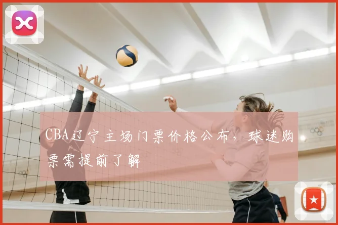 CBA辽宁主场门票价格公布,球迷购票需提前了解